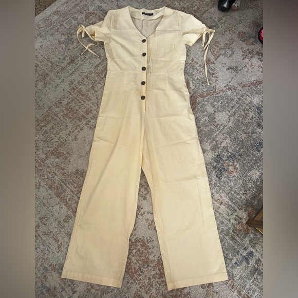 🌼Nasty Gal linen jumpsuit - Picture 5 of 7